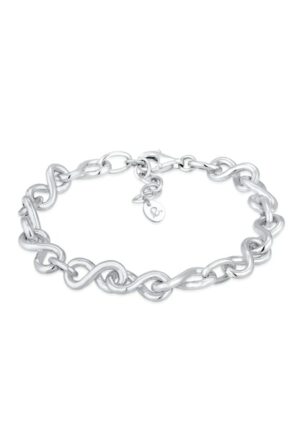 Elli Premium Armband »Infinity Unendlichkeit Zeichen 80s Look 925 Silber«