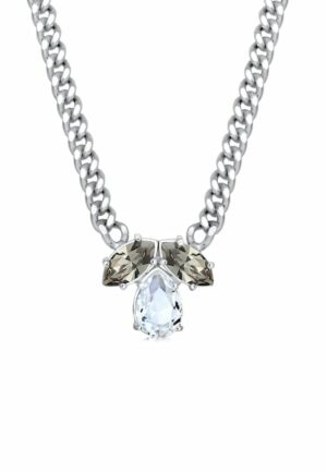 Elli Premium Collierkettchen »Collier Tropfen Kristalle 925 Silber«