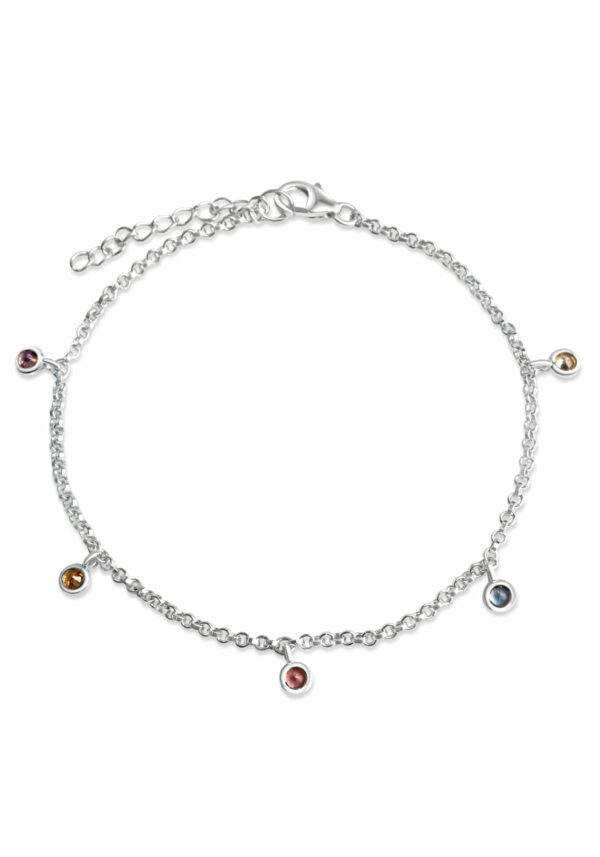Firetti Armband »Schmuck Geschenk Silber 925 Armschmuck Erbskette Regenbogen«