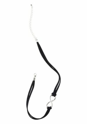 Firetti Choker »Velourcollier schwarz mit Infinity/Unendlichkeits-Zierelement