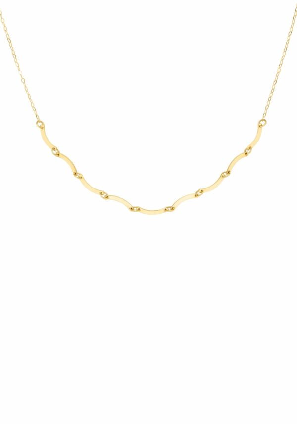 Firetti Collier »Schmuck Geschenk Gold 375 Halsschmuck Halskette Goldkette Welle«