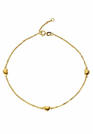 Firetti Fußkette »Schmuck Geschenk Gold 333 »Herzen«