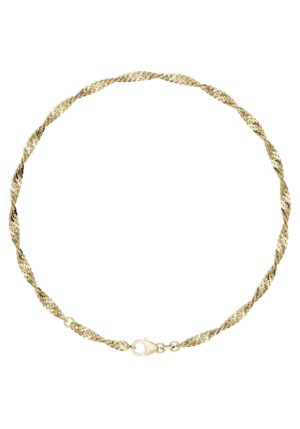 Firetti Fußkette »Schmuck Geschenk Silber 925 Körperschmuck Gold o. Rosè Singapurkette«