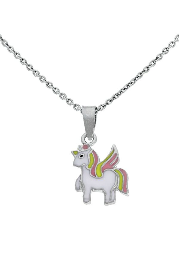 Firetti Kette mit Anhänger »Schmuck Geschenk Silber 925 Halsschmuck Halskette Ankerkette Einhorn«