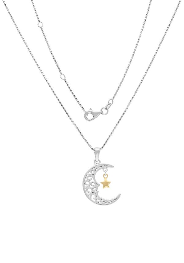 Firetti Kette mit Anhänger »Schmuck Geschenk Silber 925 Halsschmuck Halskette Venezianer Mond«