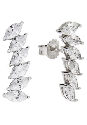 Firetti Paar Ohrstecker »Schmuck Geschenk Silber 925 Ohrschmuck Ear Climber Glitzer«