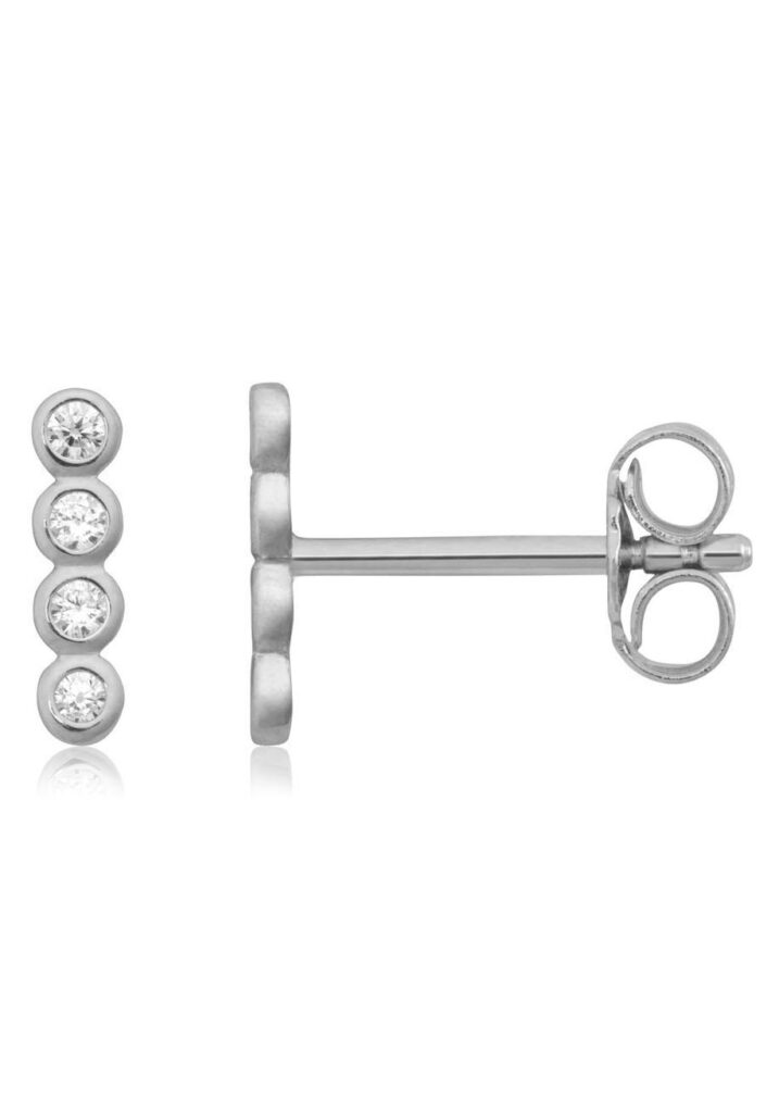 Firetti Paar Ohrstecker »Schmuck Geschenk Silber 925 Ohrschmuck Glitzer Ear Climber«