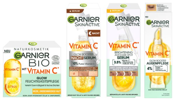 GARNIER Gesichtspflege-Set »Garnier SkinActive Max Glow Booster Set«