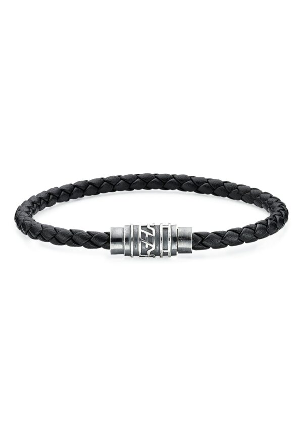 HECHTER PARIS Armband »Schmuck Geschenk Silber 925 Armschmuck Lederband used look«