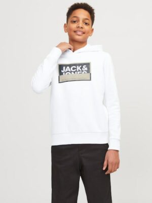 Jack & Jones Junior Hoodie »JCOLOGAN SS24 PRINT SWEAT HOOD SN JNR«