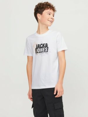 Jack & Jones Junior Kurzarmshirt »JCOMAP LOGO TEE SS CREW NECK JNR«