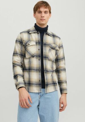 Jack & Jones Langarmhemd »JJEEDDIE OVERSHIRT LS NOOS«