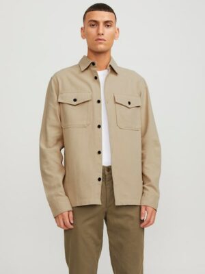 Jack & Jones Langarmhemd »JPRCCROY SPRING SOLID OVERSHIRT L/S SN«