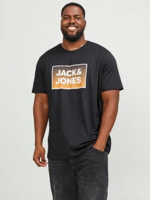 Jack & Jones PlusSize Rundhalsshirt »JJSTEEL TEE SS CREW NECK PLS«