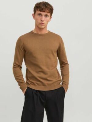 Jack & Jones Rundhalspullover »JJEBASIC KNIT CREW NECK NOOS«