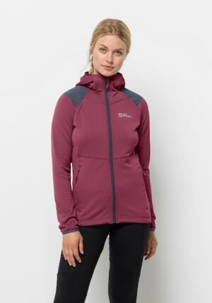 Jack Wolfskin Kapuzenfleecejacke »KOLBENBERG HOODED FZ W«