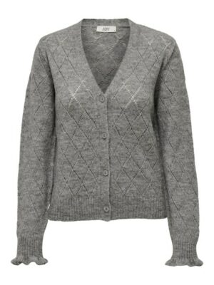 JDY Strickjacke »JDYLETTY L/S V-NECK STRUC CARDI KNT NOOS«