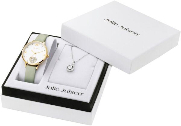 Julie Julsen Quarzuhr »Julie Julsen Heart Drop Gold Set