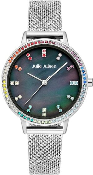 Julie Julsen Quarzuhr »Julie Julsen Rainbow Silver Black