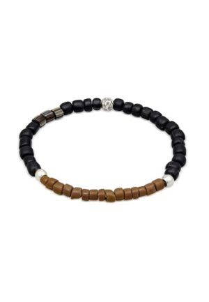 Kuzzoi Armband »Glas Beads 925 Silber«