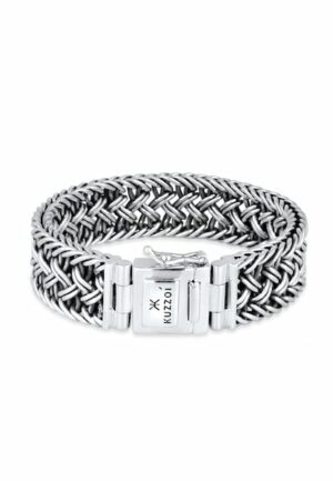 Kuzzoi Armband »Herren Silber Maskulin Oberfläche oxidiert«