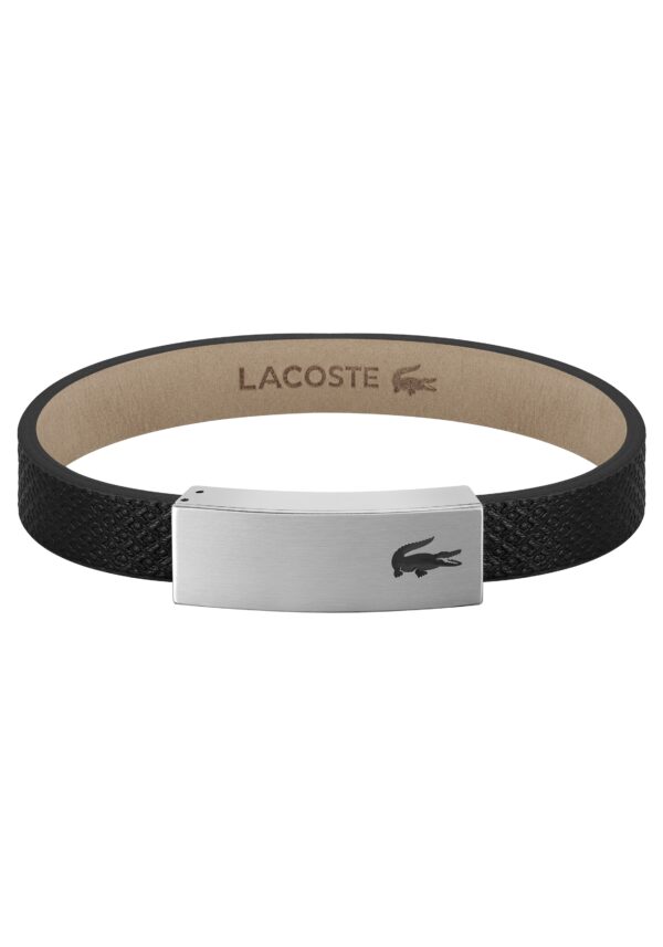 Lacoste Armband »Schmuck Edelstahl Armschmuck Lederarmband PORT«