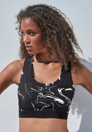 LASCANA ACTIVE Funktionsshirt »Black Marble«