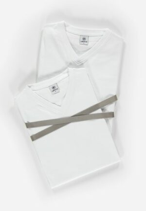 LERROS T-Shirt »LERROS Doppelpack T-Shirt V-Ausschnitt«