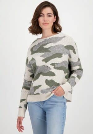 Monari Strickpullover »Pullover Camouflage«