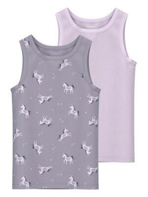 Name It Unterhemd »NMFTANK TOP 2P LAVENDER UNICORN NOOS«