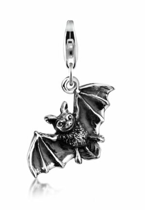 Nenalina Charm-Einhänger »Anhänger Fledermaus Halloween 925 Silber«