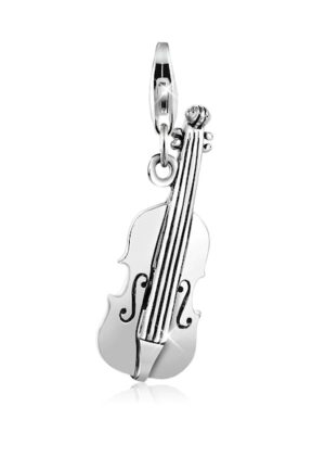 Nenalina Charm-Einhänger »Anhänger Geige Musik-Instrument 925 Silber«