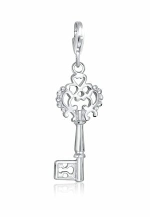 Nenalina Charm-Einhänger »Anhänger Schlüssel Symbol Ornament 925 Silber«