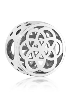 Nenalina Charm-Einhänger »Bead Blume des Lebens Ornament Glück 925 Silber«