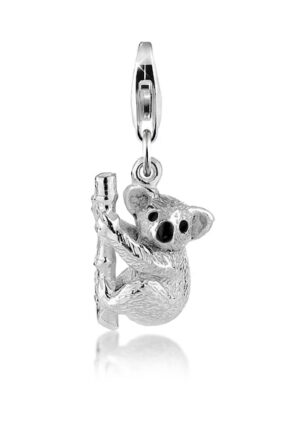 Nenalina Charm-Einhänger »Koala-Bär Anhänger Emaille 925 Silber«