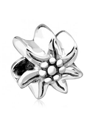 Nenalina Charm-Einhänger »Nenalina Charm Edelweiss Bead Blume 925 Silber«