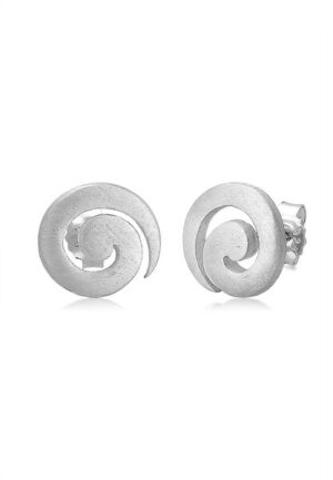 Nenalina Paar Ohrstecker »Spirale Swirl Basic Ohrstecker Welle 925 Silber«