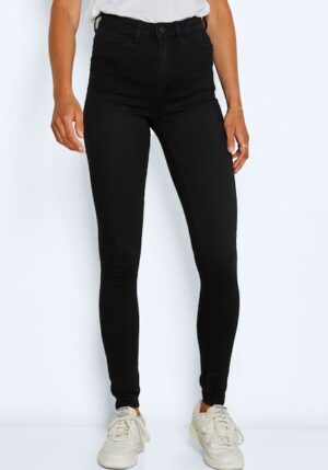 Noisy may Skinny-fit-Jeans »NMCALLIE HW SKINNY BLACK JEANS NOOS«