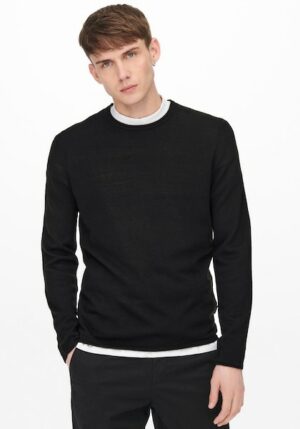 ONLY & SONS Rundhalspullover »LARSON CREW KNIT«