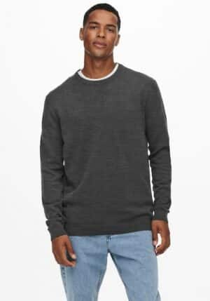 ONLY & SONS Rundhalspullover »ONSALEX 12 SOLID CREW NECK KNIT«