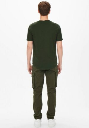 ONLY & SONS Rundhalsshirt »ONSMATT LONGY TEE«