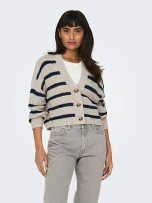 ONLY Strickjacke »ONLCAROLNICE STRIPE CARDIGAN KNT NOOS«