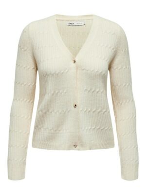 ONLY Strickjacke »ONLKATIA LS CABLE V-NECK CARDIGAN CC KNT«