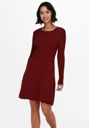 ONLY Strickkleid »ONLALMA L/S O-NECK DRESS KNT NOOS«