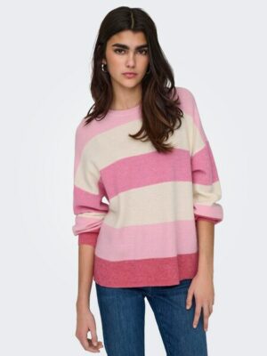 ONLY Strickpullover »ONLATIA L/S STRIPE PULLOVER KNT NOOS«