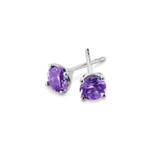 Orolino Paar Ohrstecker »585/- Weißgold Amethyst«