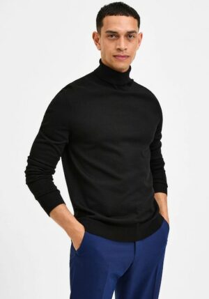 SELECTED HOMME Rollkragenpullover »TOWN MERINO COOLMAX KNIT ROLL«