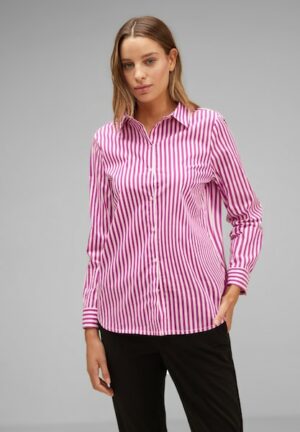 STREET ONE Longbluse »Striped Office Blouse«