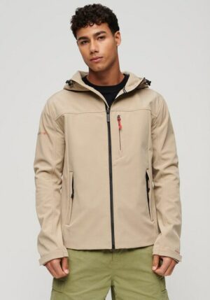 Superdry Outdoorjacke »HOODED SOFT SHELL JACKET«