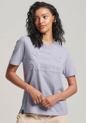 Superdry Rundhalsshirt »EMBOSSED VL T SHIRT«